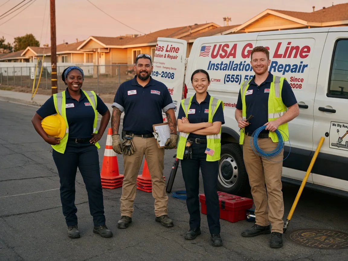 Gas Line Installation company in Kelayres, PA